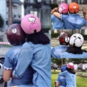 nón gấu cute , nón gấu line , nón gấu , line helmet , nón bảo hiểm line