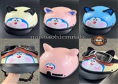 Mũ Bảo Hiểm Doremon Dễ Thương Trẻ Em & Người Lớn