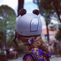 nón thú , nón gấu trúc , nón panda cute , nón panda dễ thương , nón bảo hiểm panda