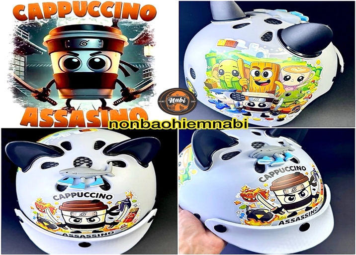 MŨ BẢO HIỂM CAPUCHINO ASSASSINO