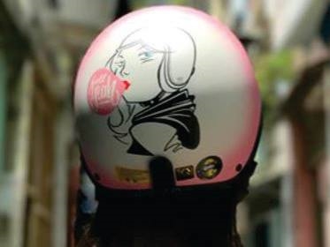 sơn vẽ nón bảo hiểm , nón bảo hiểm chất lượng , nón bảo hiểm 3/4 đẹp , nón bảo hiểm 3/4 giá rẻ , nón 3/4 dễ thương