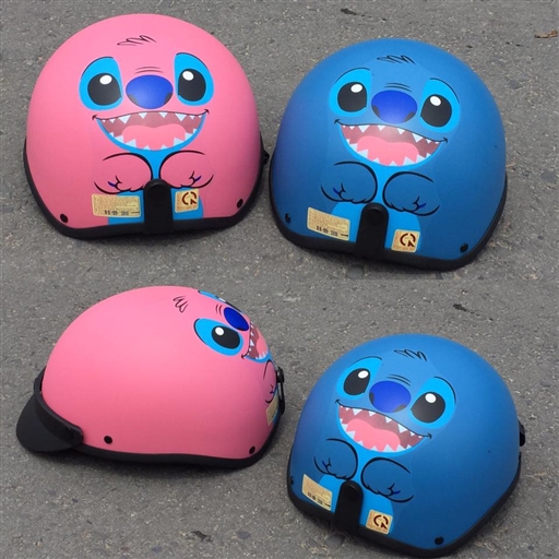 nón bảo hiểm cặp , nón bảo hiểm stitch , nón bảo hiểm dễ thương , nón bảo hiểm đẹp, nón bảo hiểm đôi