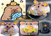 Mũ bảo hiểm trẻ em Kapybara 3D dễ thương cho bé yêu❤️