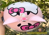 Mũ bảo hiểm trẻ em Hello Kitty 3D dễ thương cho bé yêu❤️