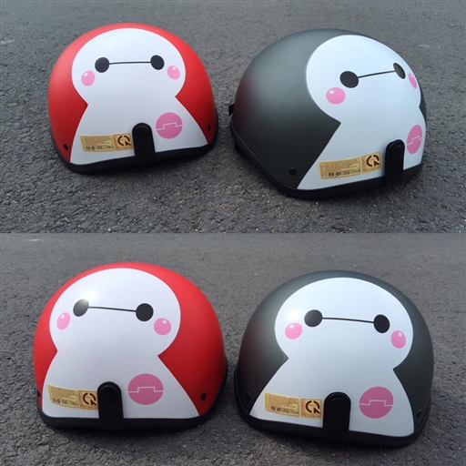 nón big hero , nón baymax , nón baymax cute , nón bảo hiểm hoạt hình , nón bảo hiểm baymax