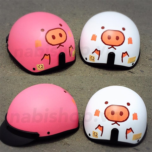 nón thú , nón heo , nón heo cute , nón heo dễ thương , nón bảo hiểm heo