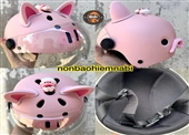 Mũ bảo hiểm trẻ em Heo 3D dễ thương cho bé yêu❤️