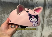Mũ bảo hiểm Kuromi 3D dễ thương cao cấp