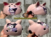 Mũ bảo hiểm Kuromi 3D dễ thương cao cấp