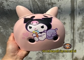 Mũ bảo hiểm Kuromi 3D dễ thương cao cấp