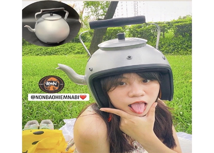 Mũ bảo hiểm 3/4 Ấm Nước 3D cao cấp