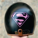 nón 3/4 superman , non superman , nón superman cute , non bao hiem superman , nón bảo hiểm siêu anh hùng