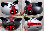 Mũ bảo hiểm trẻ em Deadpool 3D dễ thương cho bé yêu❤️