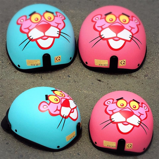 nón báo hồng , nón pink panther  , nón báo hồng cute , non bao hong  , nón bảo hiểm báo hồng
